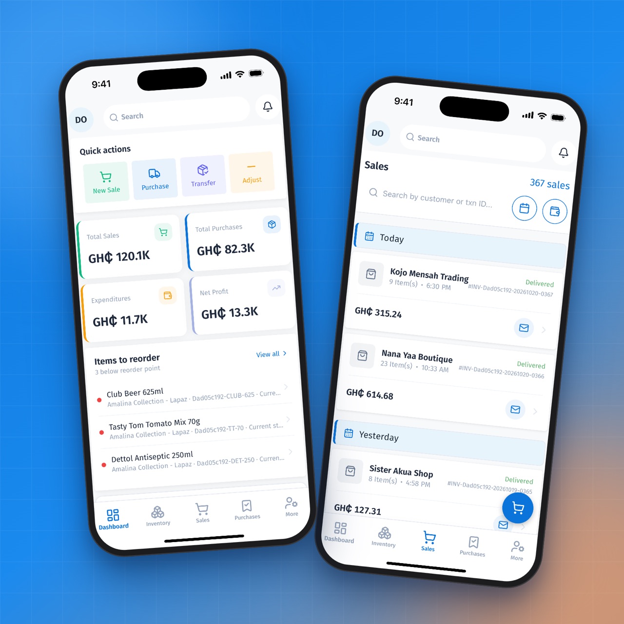 Shopynn mobile app on iOS and Android